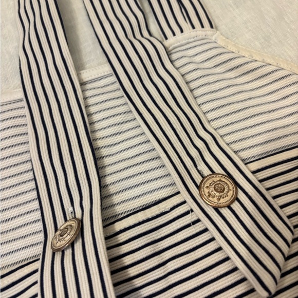 Zara Striped Blouse Tank Small - Picture 4 of 5